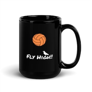Fly High!! Black Mug