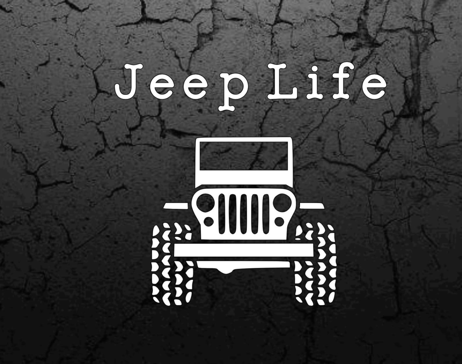 Jeep Life Decal Holographic Many Colors Cool Decal Etsy