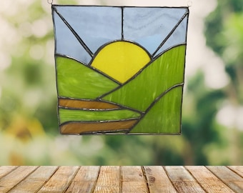 Stained Glass Sun Rise