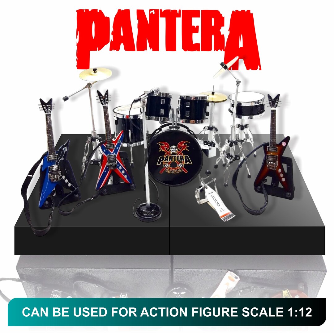 Pantera Instruments Buy Miniature Drum PANTERA Plus Guitar Razorback Dimebag Darrell Scale ...