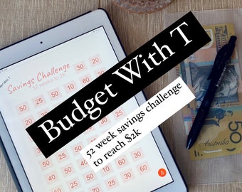 Budget Planner Pack - Cash flow breakdown, money movement + savings challenge