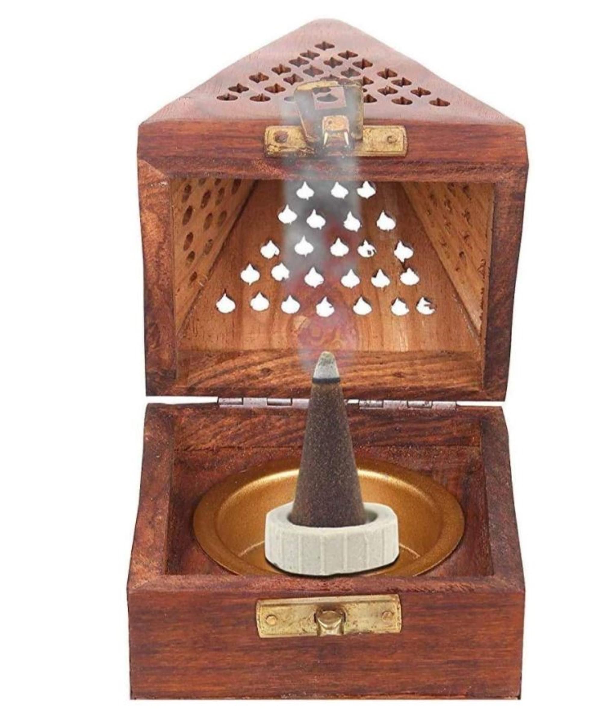 Incense Burner Wooden Decorative Handcrafted incense burner Etsy