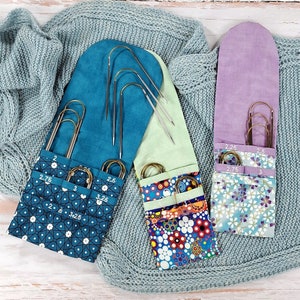 Storage pouch for addi trio knitting needles image 1
