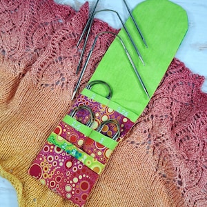 Storage pouch for addi trio knitting needles T 2