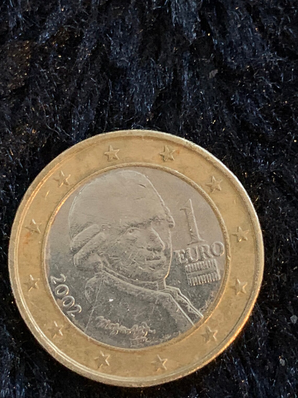 1 Euro Pièce Autriche 2002 Gravure de mozart Etsy