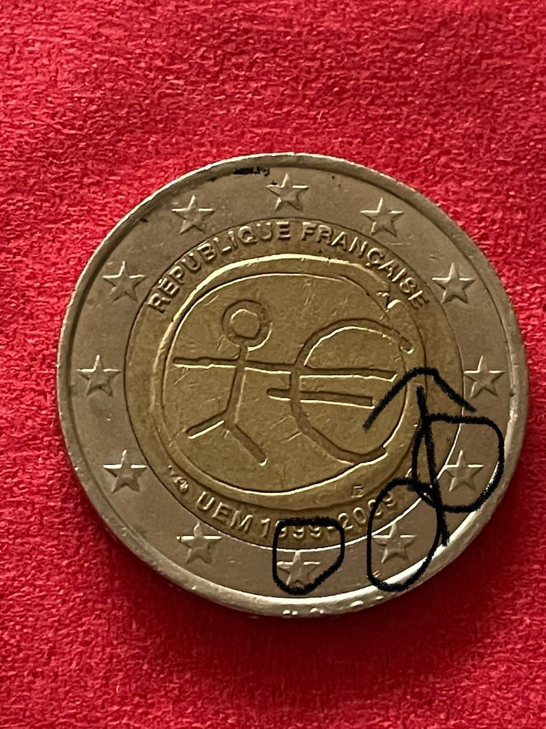 2 Euro Münze 19992009.Fehlprägung Etsy