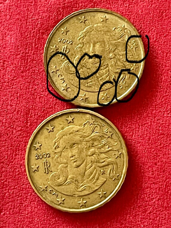 10 Cent Münze 2002 Fehlprägung Etsy 10 Cent Münze 2002 Fehlprägung Etsy