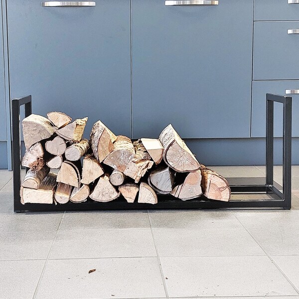 Metal Firewood Rack Etsy