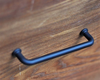 Black Cabinet Pull - Modern Minimalistic Drawer Pull Handle - For Dresser, Kitchen, Wardrobe and other furniture