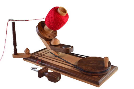Yarn Winder Wooden Yarn Winder for Knitting Crocheting Handcrafted Natural  Ball