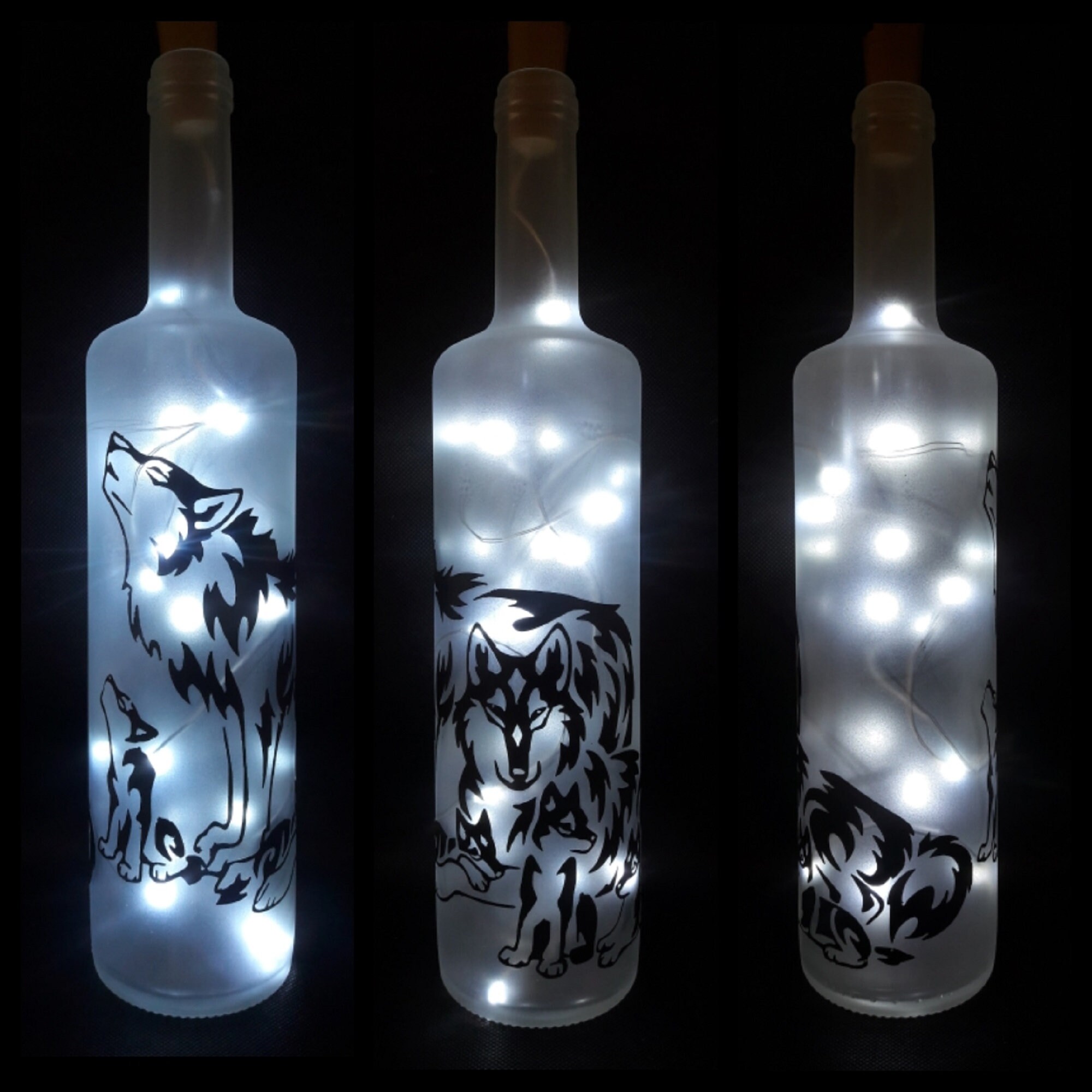 Déco Lumineuse Famille Loup