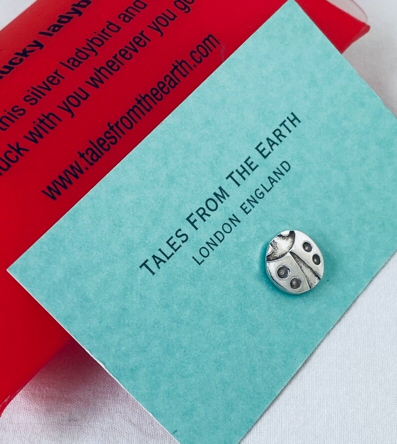 Sterling Silver Good Luck Ladybird Ladybug Keepsake Gift Tales From the