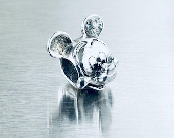 Charm Pandora Disney Mickey Mouse en plata de ley auténtico