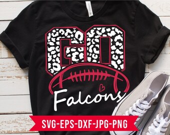 Go Falcons svg, Football SVG, Cameo, Cricut, mama svg, Falcons svg, cheerleader,iron on, Go Falcons Leopard svg, Love Falcons svg, Heart svg