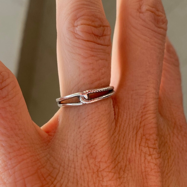 Silver Commitment Ring for Women