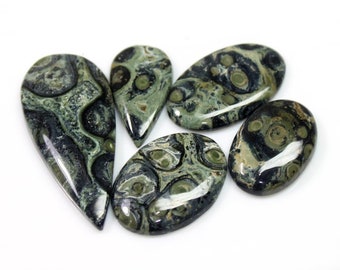 AAA Natural Kambaba Jasper Gemstone Cabochon, stone for Jewelry - Galaxy Jasper Cabochon Lot - Multi Jewelry Making Stone, Loose Gemstone