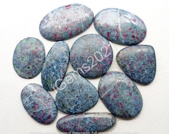 Natural Ruby Kyanite gemstone Cabochon - Ruby Kyanite Jewelry - Ruby cabochon - Ruby Kyanite - Multi Jewelry Making Stone, Loose Gemstone