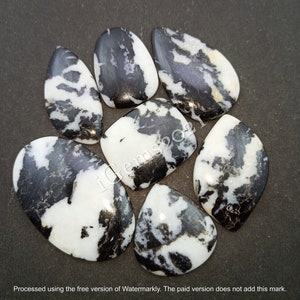 Pietra preziosa di turchese di bufalo bianco naturale più rara, lotto di pietre preziose di marmo di bufalo in base al peso, pietra di turchese di bufalo di dimensioni miste AAA, lotto di turchese