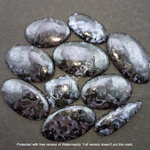 Natural Gabbro jasper gemstone Cabochon - Mystic Merlinite - Indigo Gabbro Jasper Cabochon lot, Multi Jewelry Making Stone, Loose Gemstone