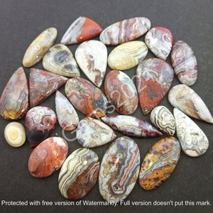 Natuurlijke Crazy Lace Agaat edelsteen Cabochon, Crazy Lace Agaat Sieraden - cabochon - Edelstenen - Multi-sieraden maken Steen, losse edelsteen