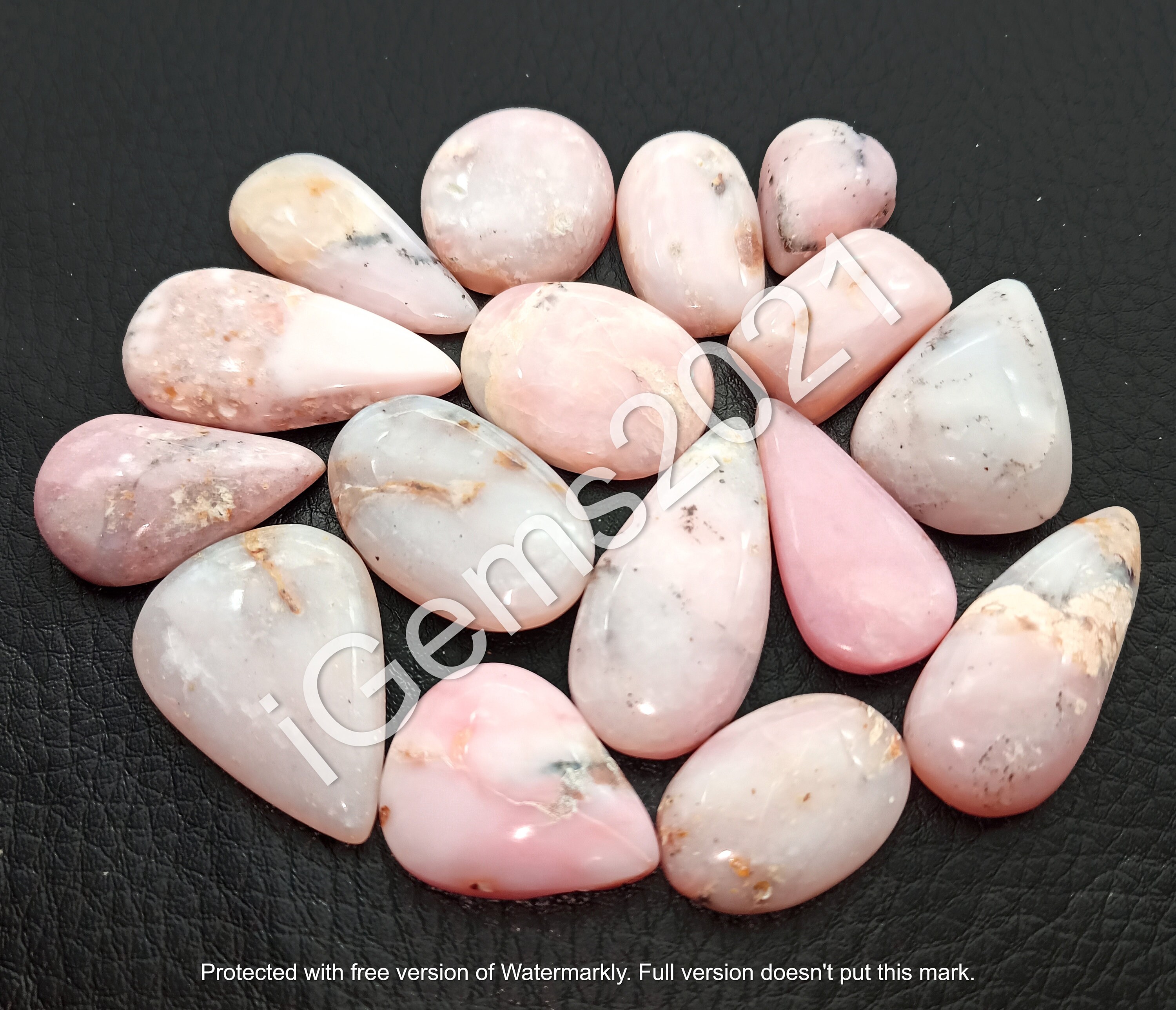 Natural Pink Opal gemstone Cabochon - Pink Opal Jewelry - Pink Opal cabochon - Gemstones - Multi Jewelry Making Stone, Opal Loose Gemstone