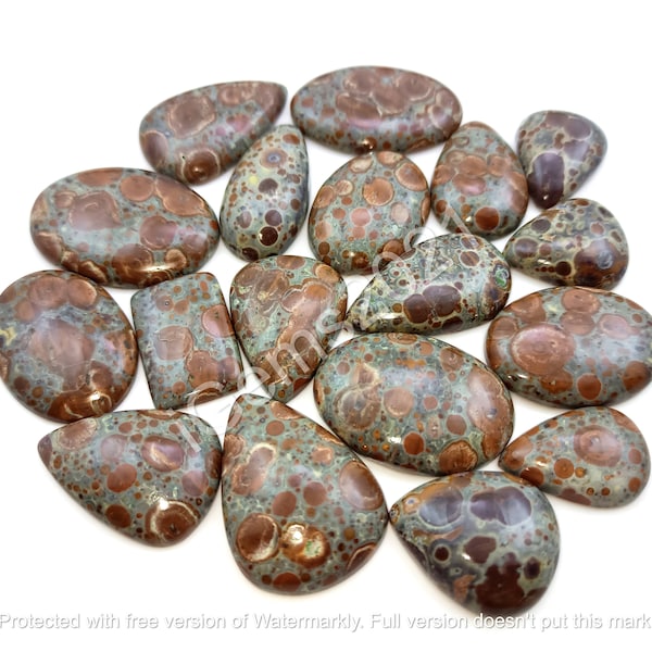 Natural Poppy Jasper gemstone Cabochon - Poppy Jasper cabochon - Asteroid Jasper cabochon - AAA - Multi Jewelry Making Stone, Loose Gemstone