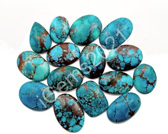 Arizona Turquoise Cabochon lot, gemstone Jewelry - Dyed Turquoise loose cabochon - Dyed - Multi Jewelry Making Stone, Loose Gemstone