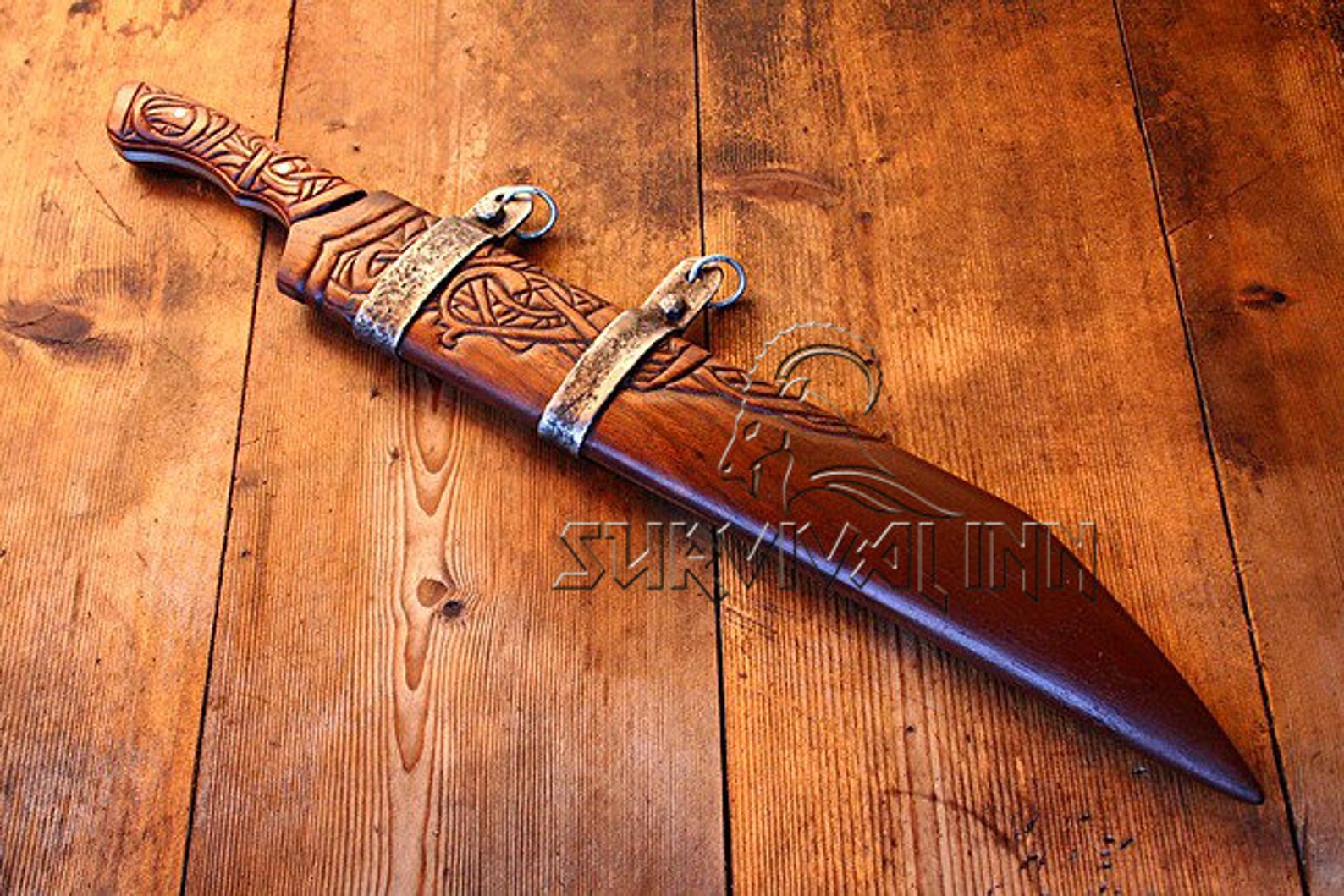 Viking Seax Knifehandmade Seax Knifemedieval Seax Knifeseax Etsy
