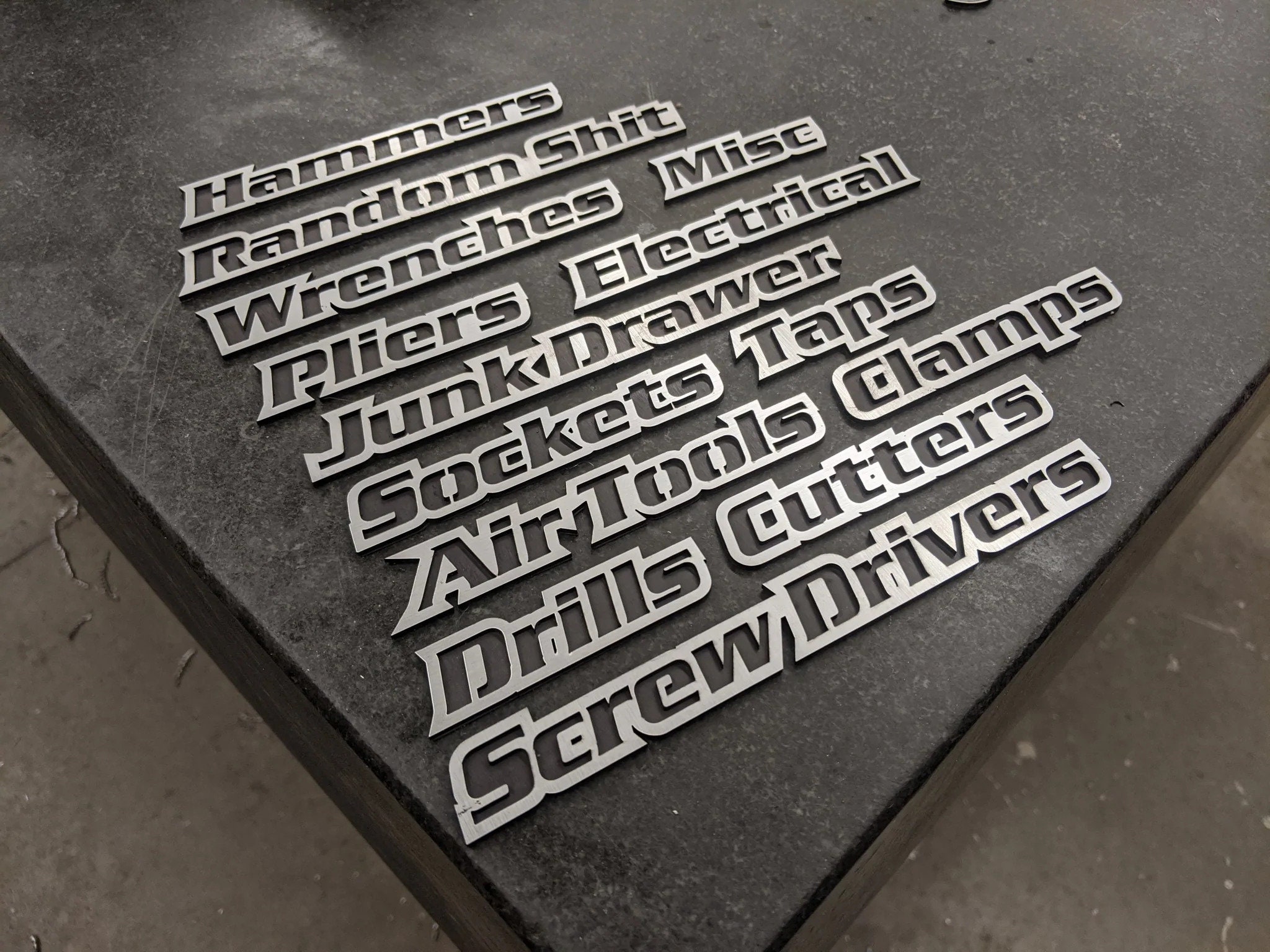 Premium Toolbox Label 14 Pc Starter Kit Solid Etsy