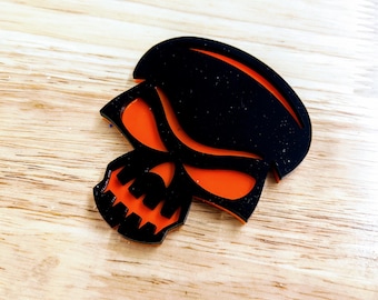 Custom Toolbox Emblem - Skull - Multiple Colors Available