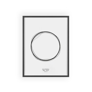 Minimalistic Art Frame, Wall Decor, Home Decor, Modern Print, Framed Poster, Abstract Picture