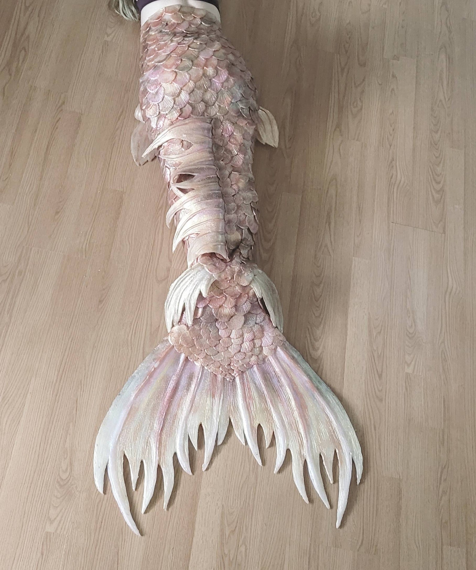 Silicone Mermaid Tail with Sheet Scales Etsy