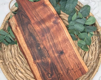 Personalized Cutting Board For Wedding Gift, Custom Charcuterie Board, Serving Tray, Anniversary Gift, Wedding Present, Unique Housewarming