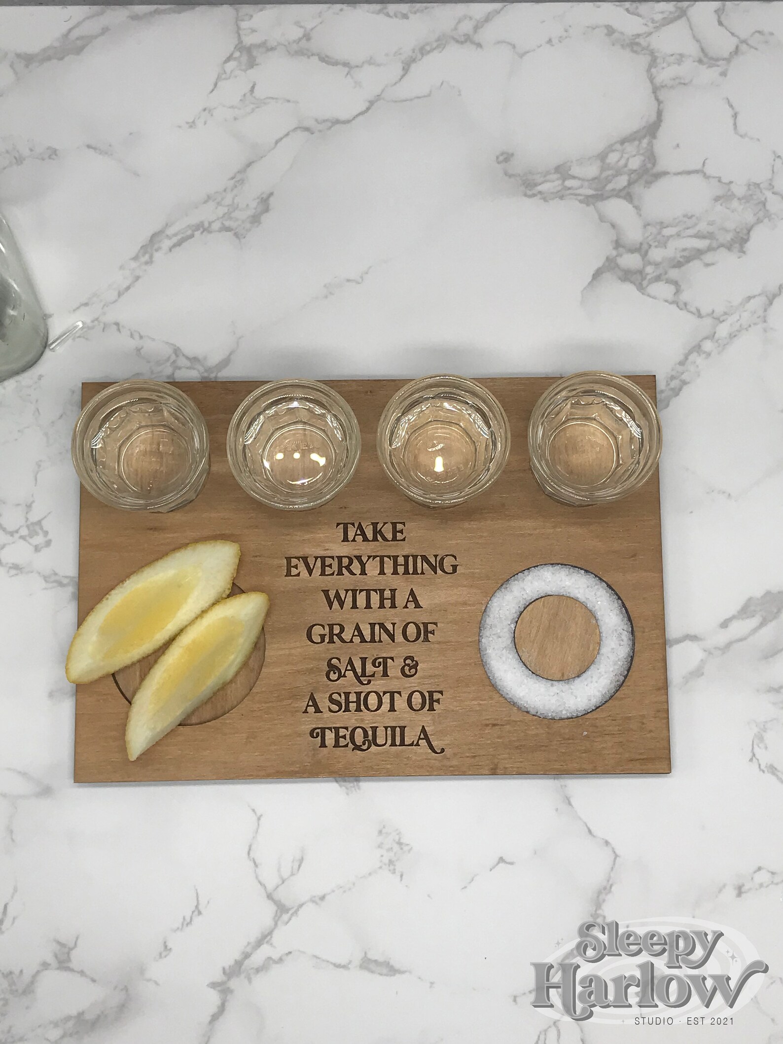 Tequila Shot Flight Tray Tequila Shots Shot Tray Flight Etsy