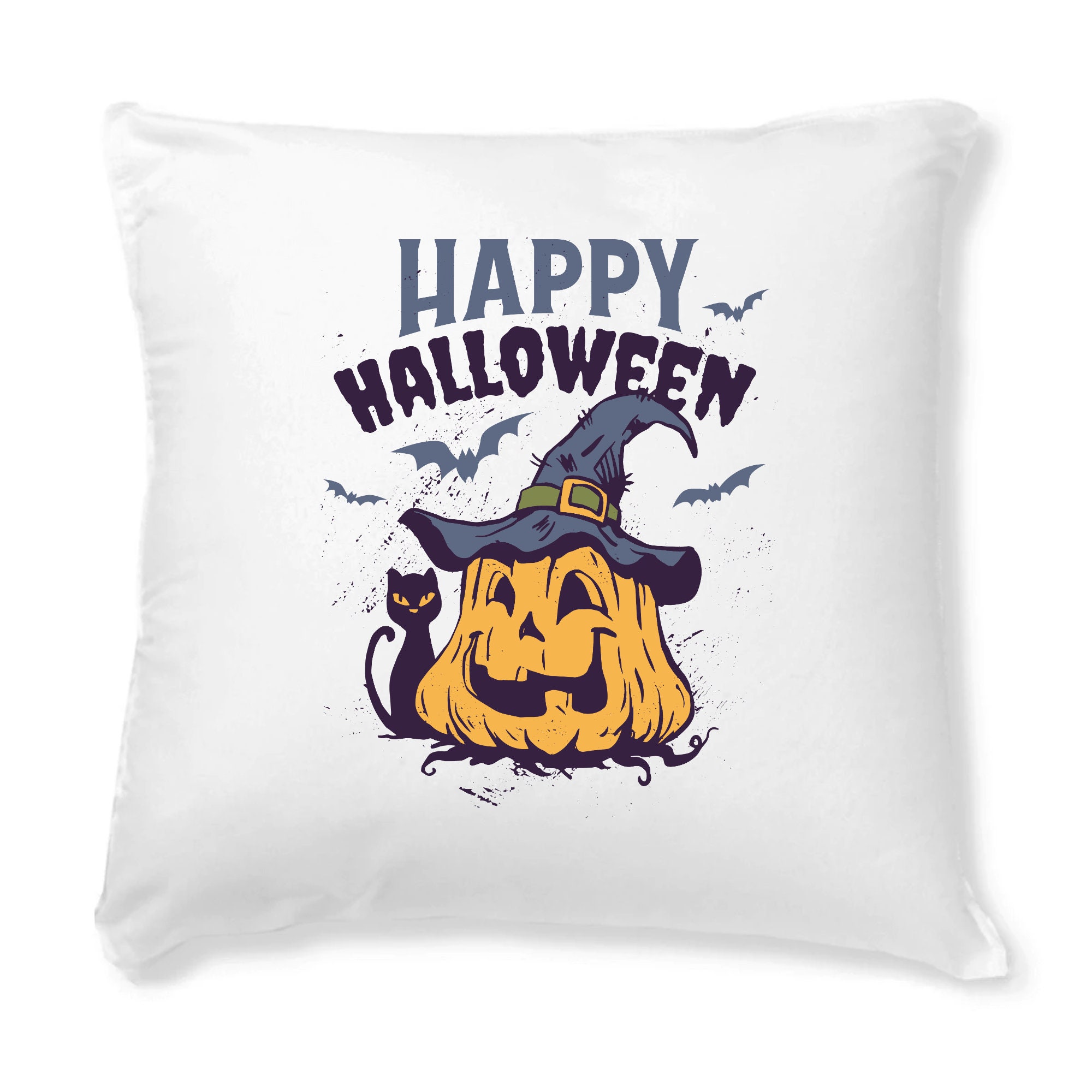 Housse de Coussin Seule Happy Halloween