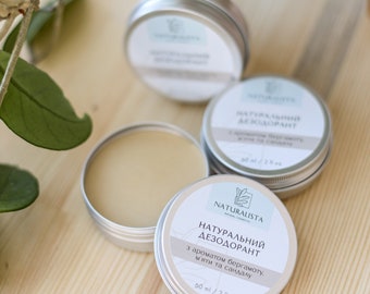 Natural deodorant without aluminum