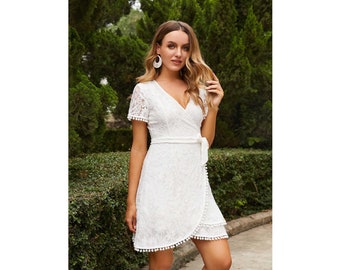 long summer white dress