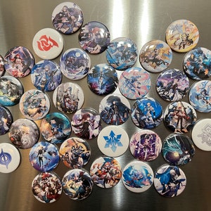 Honkai Star Rail Physical Element Magnets 1.5inch
