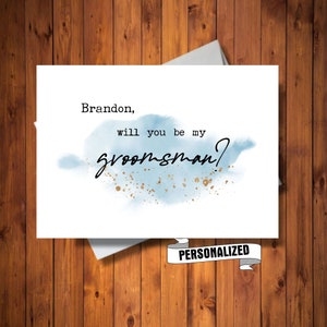 Cartão de padrinho personalizado, cartão usher personalizado, cartão de festa de casamento, você será meu padrinho, cartão digital personalizado