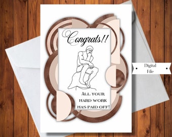 Graduation All Your Hard Work Paid Off... Congratulations - Etsy