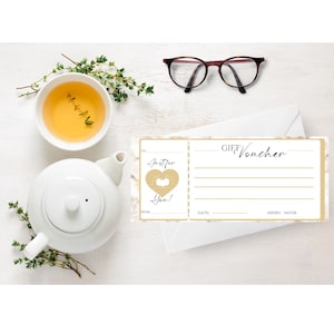Stijlvolle cadeaubon, verjaardagscadeaubon, cadeaubon, afdrukbare cadeaubon, alleen digitaal bestand