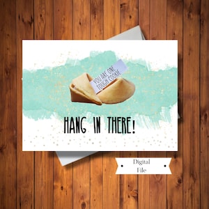 Thinking of You Karte, Hang in There Karte, One Tough Cookie, Get Well Soon Karte, digitale Datei, Sofortiger Download