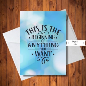 Afstudeerkaart, Gefeliciteerdkaart, Vieringskaart, Een nieuw beginkaart, Promotiekaart, Nieuwe baan, Manifestatiekaart, INSTANT DOWNLOAD