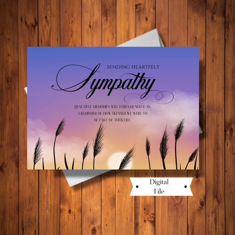 Heartfelt Sympathy Card, Memories Card, for Loss of Loved One, Loss of