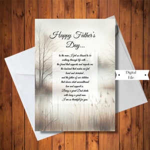 Carte spéciale fête des pères, pour mari, père, partenaire, beau-père, pour papa spécial, si béni, grand homme, grand père, TÉLÉCHARGEMENT IMMÉDIAT
