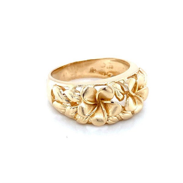 Plumeria Ring main image 1