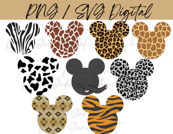 mickey mouse leopard print