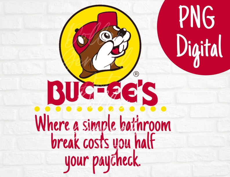 Bucee's Beaver // PNG Digital Clipart Design // Bucees Etsy India