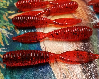 4" Stingray Grubs Soft Plastic Fishing Lures - 50 Count - 4Life