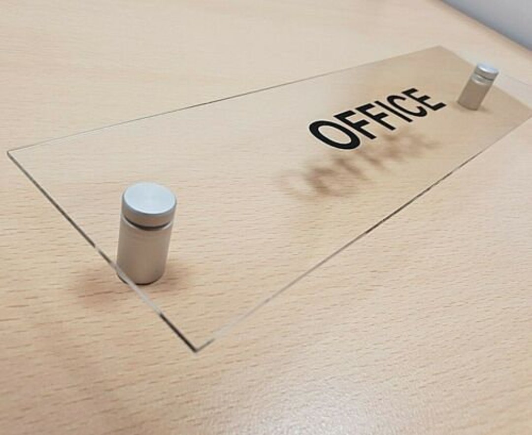 Sign Making Kit Acrylic With 2 Stand Offs Etsy